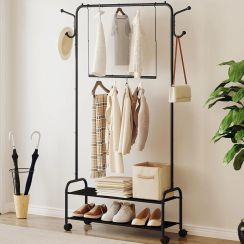 2Pcs Multifunctional Simple Clothes Rack