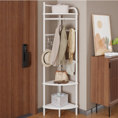 3Pcs Corner Simple Clothes Rack