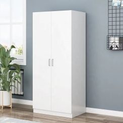 Double Door Wood Storage Cabinet